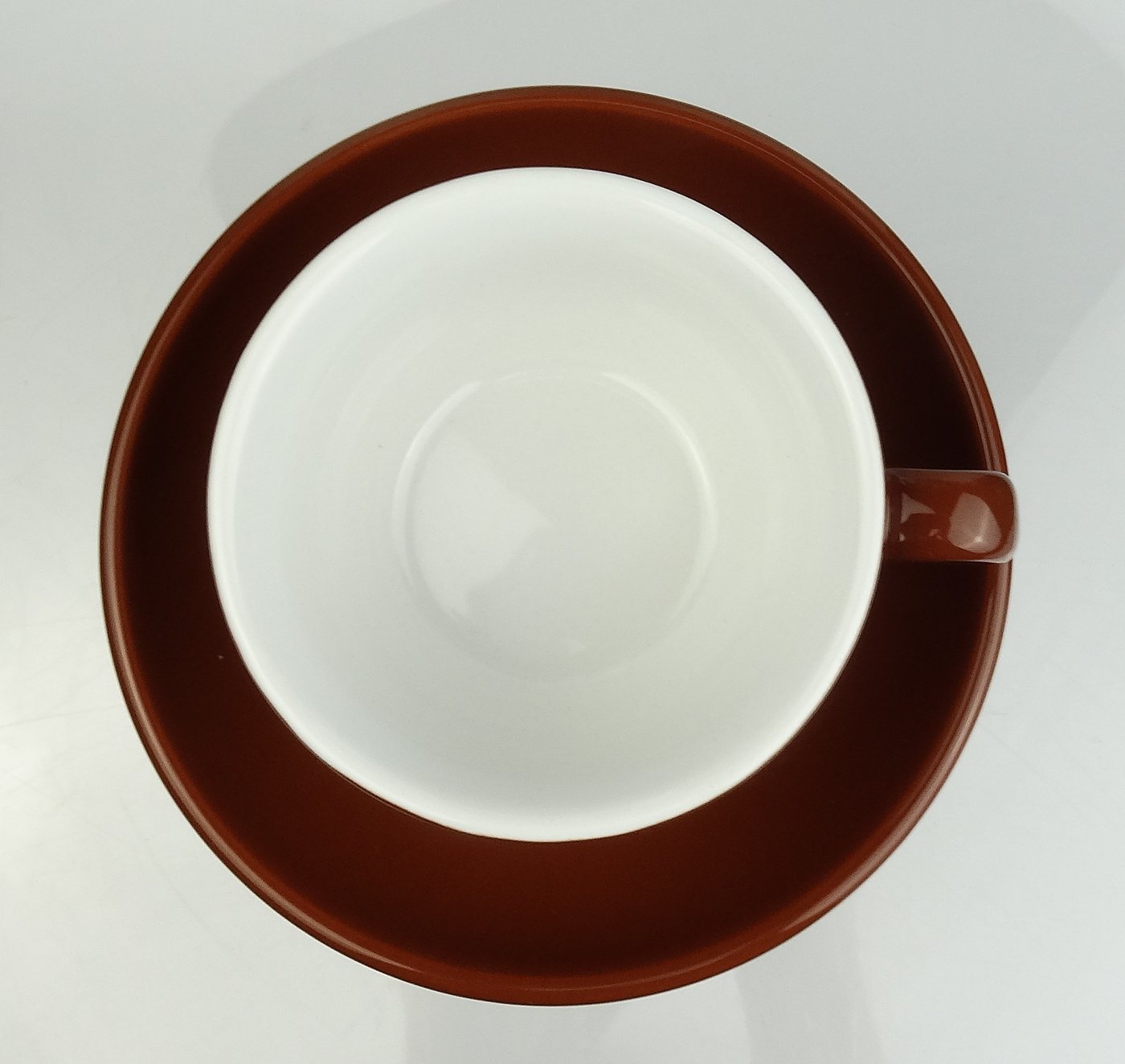 Nuova Point Cappuccinotasse dickwandig, braun, max 200 ml, 2-tlg., Porzellan – Bild 5 von 5