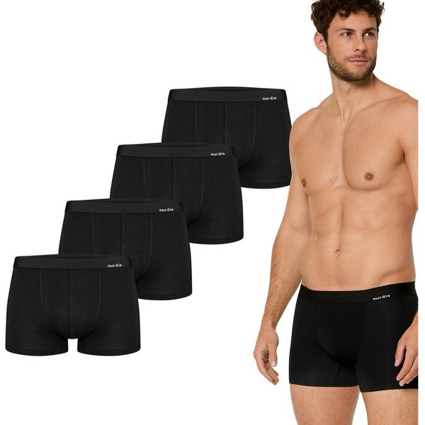Nur Die Retro Pants Boxer Bambus (4-St) Männer Multipack Mehrpack