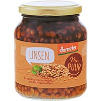 Nur PUUR Linsen im Glas, demeter-zertifiziert