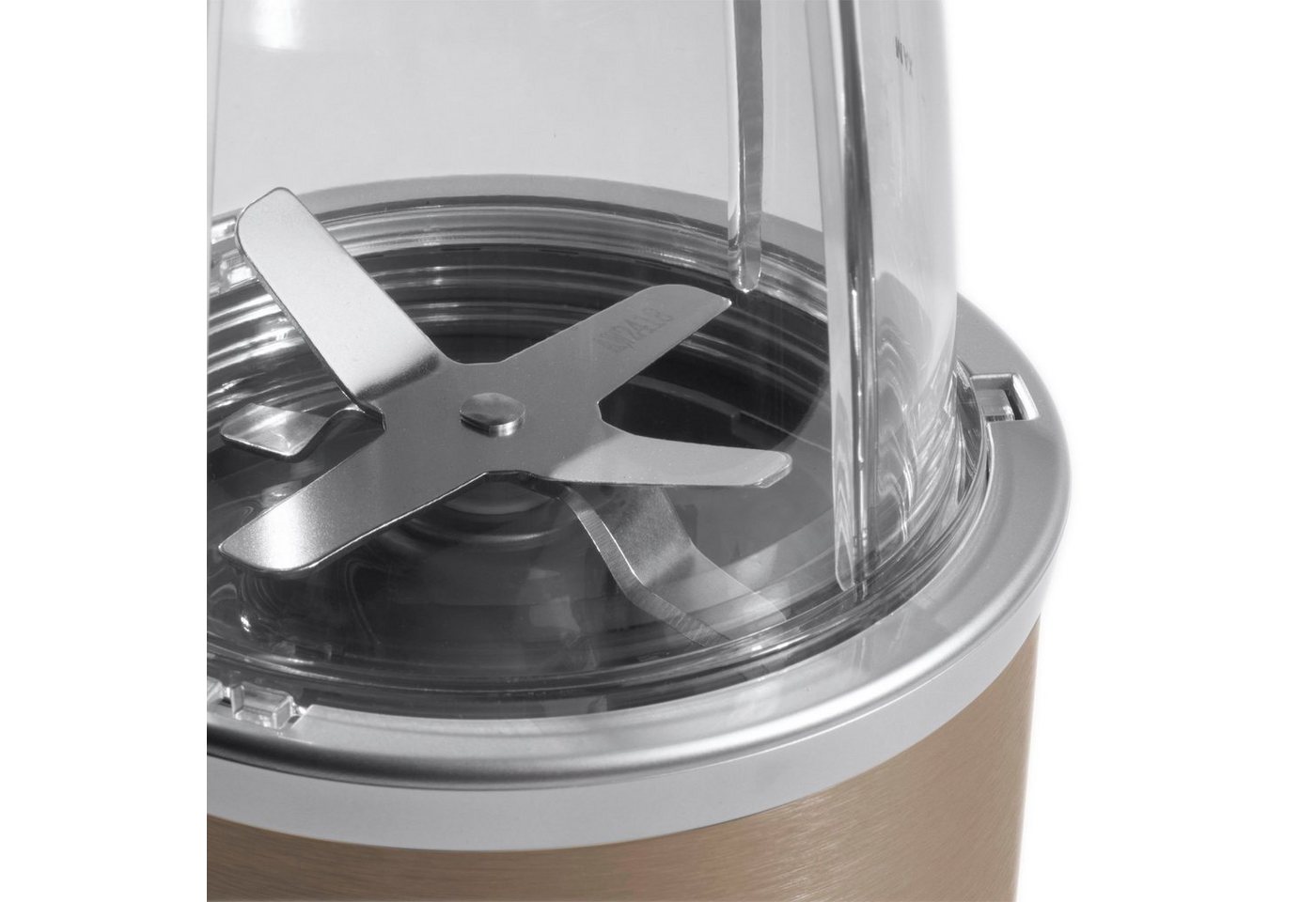 nutribullet Standmixer Pro NB907CP - kompakter Mixer, 900W, 2 Mixbecher(700+925ml),Champagner, 900 W, Drücken, drehen, mixen, starker Motor,Becher+Zubehör spülm – Bild 4 von 5