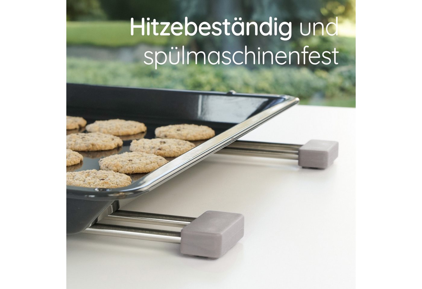 Nuts Spültuchhalter Sanni Shoo drip.line Spültuchhalter BLACK, Teleskop-Funktion, ausziehbar von 32,5cm-56,5cm – Bild 4 von 5