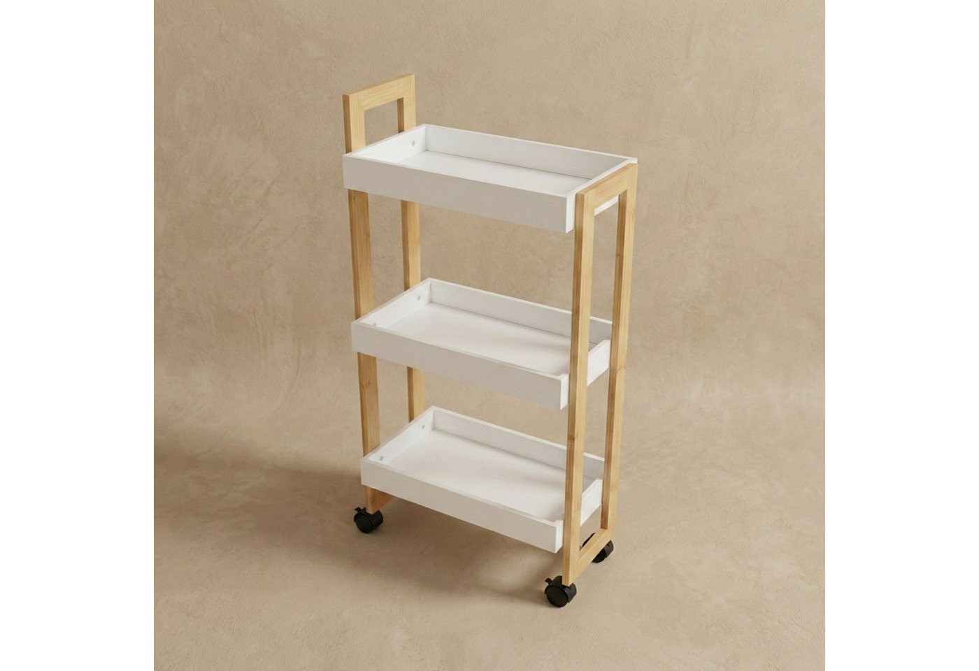 NUXIO Badregal Schmaler Rollregal ASEM, 80 cm – Bild 4 von 5