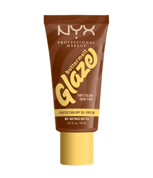 NYX Professional Makeup Buttermelt Glaze Soft Glow Skin Tint SPF 30 Flüssige Foundation · 30 ml · Braun