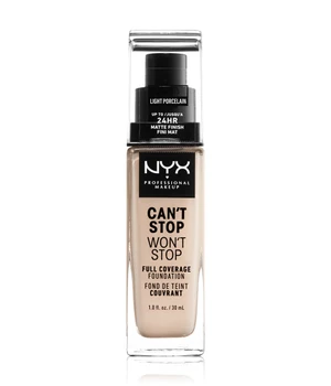 NYX Professional Makeup Can't Stop Won't Stop 24-Hour Foundation Flüssige Foundation · 30 ml · Nude
