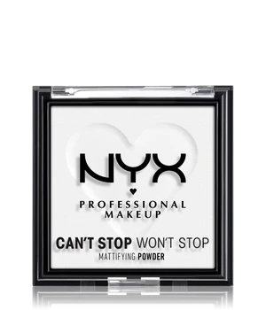NYX Professional Makeup Can’t Stop Won’t Stop Mattifying Powder Kompaktpuder · 6 g · Weiß