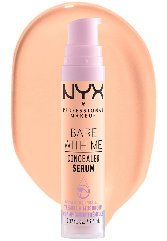 NYX PROFESSIONAL MAKEUP Concealer BARE WITH ME CONALER SERUM, mittlere Deckkraft, kaschiert, rote oder entzündete Hautstellen – Bild 2 von 5