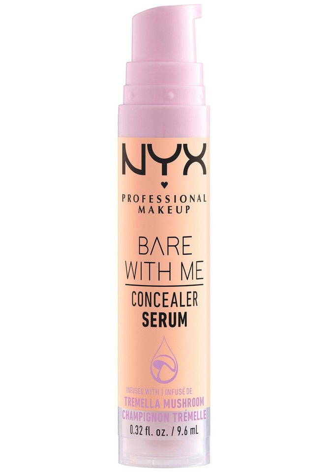 NYX PROFESSIONAL MAKEUP Concealer BARE WITH ME CONALER SERUM, mittlere Deckkraft, kaschiert, rote oder entzündete Hautstellen – Bild 3 von 5