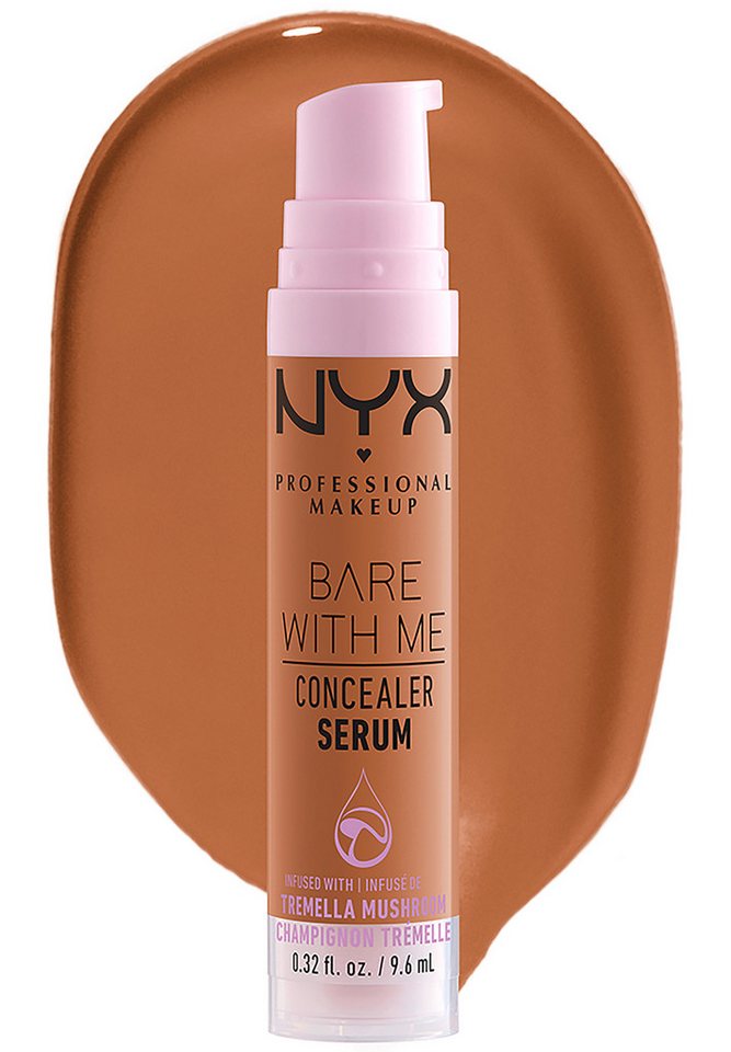 NYX PROFESSIONAL MAKEUP Concealer BARE WITH ME CONALER SERUM, mittlere Deckkraft, kaschiert, rote oder entzündete Hautstellen – Bild 2 von 5