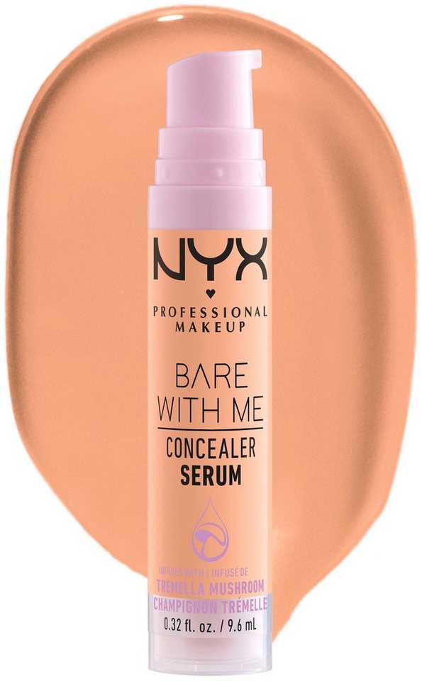 NYX PROFESSIONAL MAKEUP Concealer BARE WITH ME CONALER SERUM, mittlere Deckkraft, kaschiert, rote oder entzündete Hautstellen – Bild 2 von 5