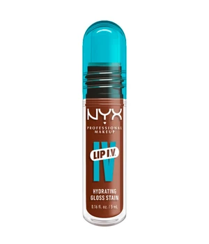 NYX Professional Makeup Lip I.V. Hydrating Gloss Stain Lipgloss · 5 ml · Dunkelrot
