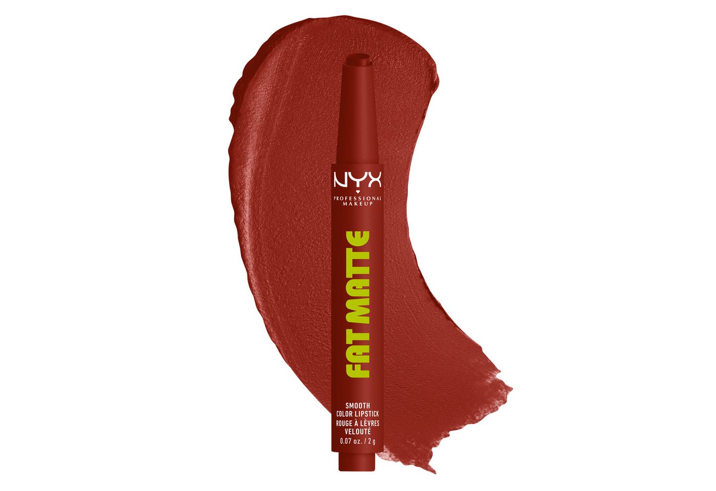 NYX PROFESSIONAL MAKEUP Lippenstift FAT MATTE SMOOTH LIPSTICK – Bild 2 von 5