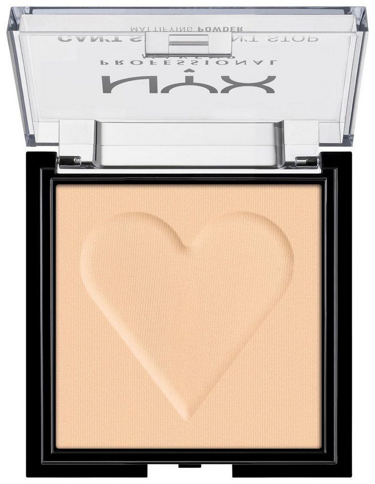 NYX PROFESSIONAL MAKEUP Puder CAN'T STOP WON'T STOP MATTIFYING POWDER, deckt zuverlässig, setzt sich nicht ab, mattierend – Bild 2 von 5
