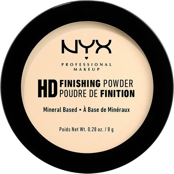 NYX PROFESSIONAL MAKEUP Puder High Definition Finishing Powder, Fixierpuder, ölabsondierende Wirkung, langanhaltend, mattes Finish.