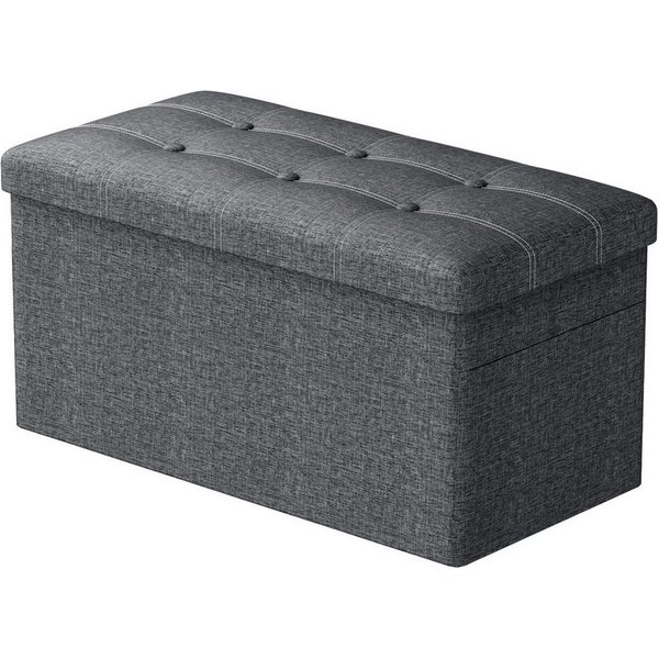 Oak&Tea Sitzbank Sitzbank klappbare Sitztruhe klappbare Aufbewahrungsbox mit Stauraum, 76×38×38 cm & 110×38×38 cm bis 300 kg belastbar Aufbewahrungsbankett