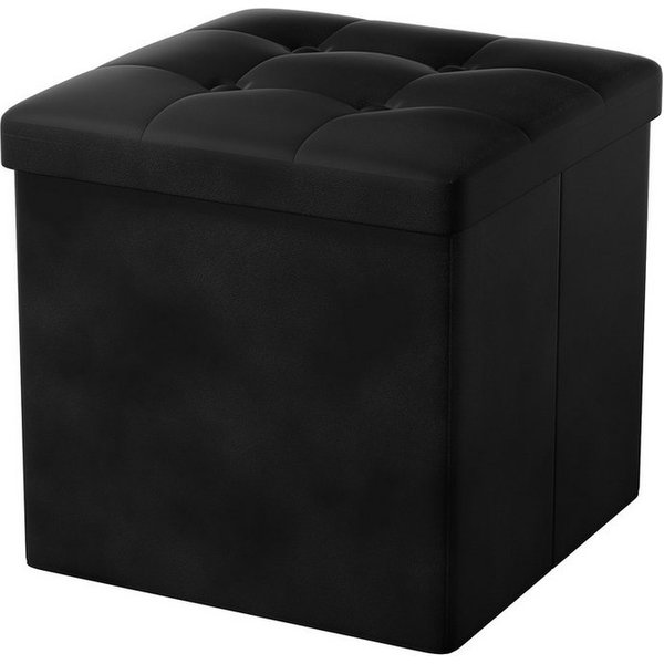 Oak&Tea Stauraumhocker Sitzhocker mit Stauraum – Klappbare Aufbewahrungsbox & Sitzwürfel