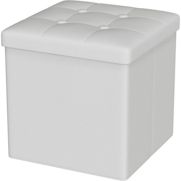 Oak&Tea Stauraumhocker Sitzhocker mit Stauraum – Klappbare Aufbewahrungsbox & Sitzwürfel