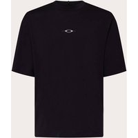 OAKLEY Herren Shirt STACKED METAL TEE, Größe L in Schwarz