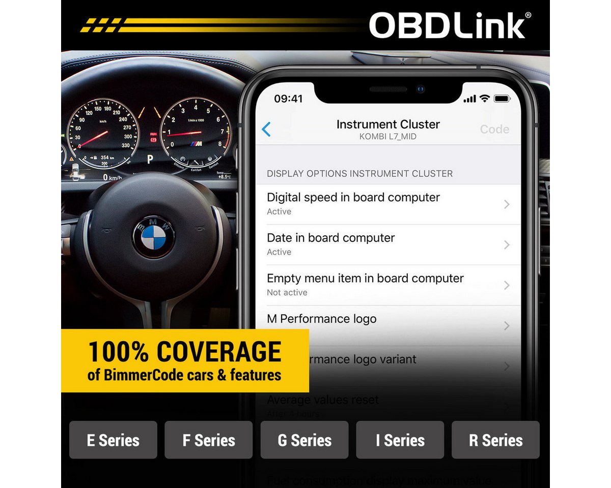 OBDLink OBD2-Diagnosegerät OBDLINK CX Bluetooth OBD2 Scanner 431101, OBD Solutions, BimmerCode - – Bild 3 von 5