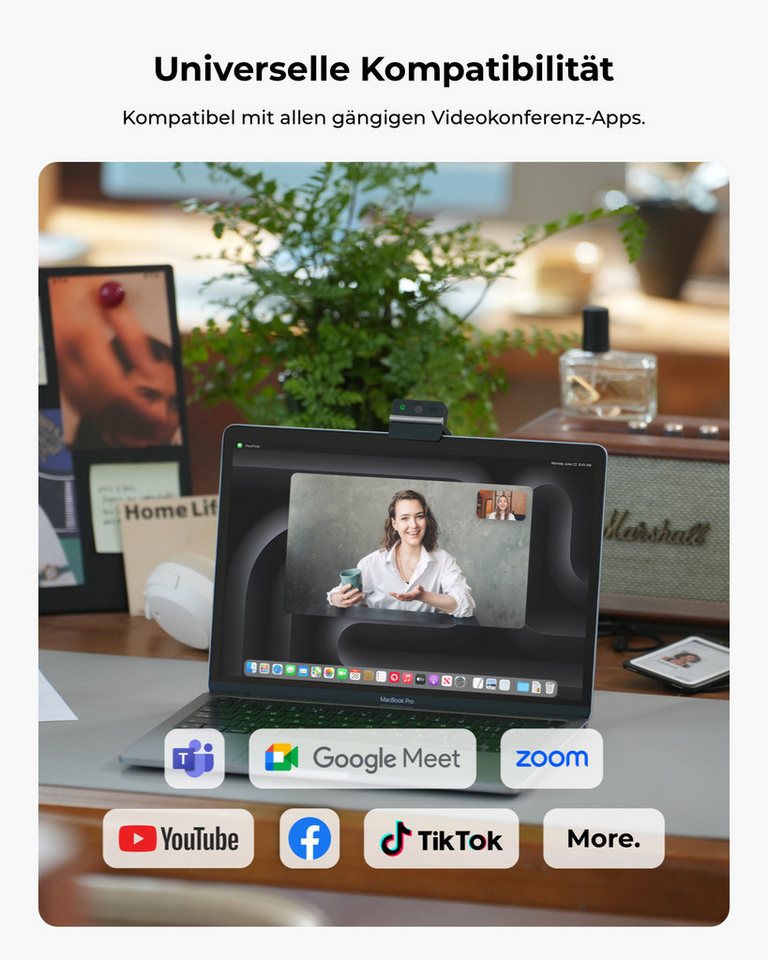 OBSBOT Meet Flip Webcam (4K Ultra HD, kabelgebunden) – Bild 5 von 5