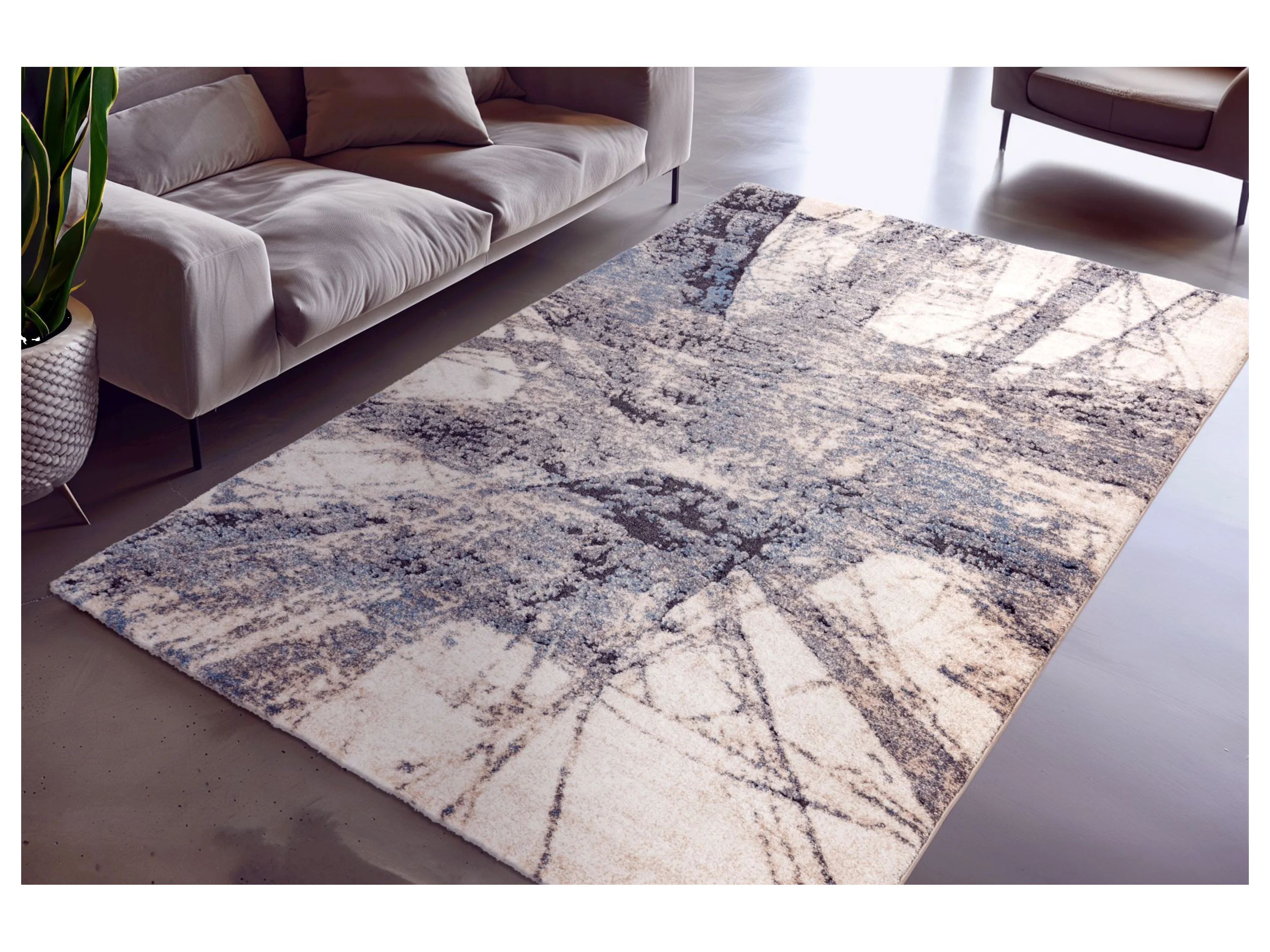 OBSESSION My Bologna (rechteckig 460, Blue, 120 x 170 cm) – Bild 4 von 4