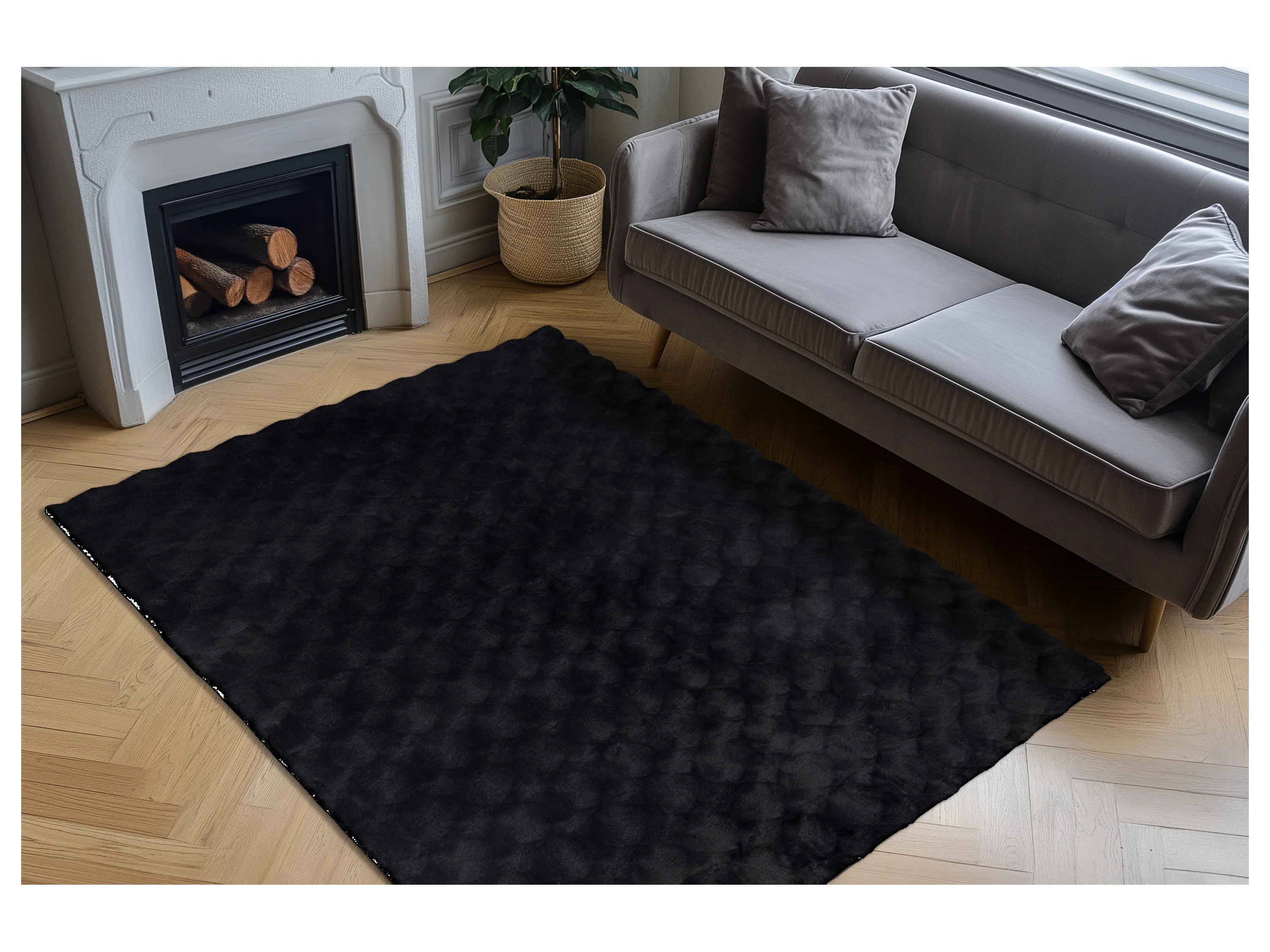 OBSESSION My Diamond Cut 800 (Rechteckig, Anthrazit, 120 x 170 cm) – Bild 2 von 4