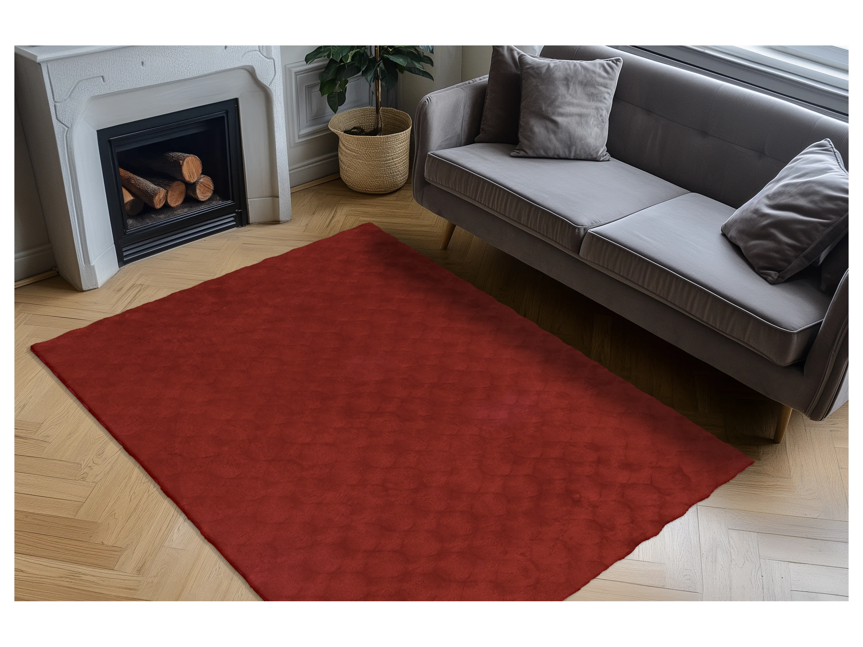 OBSESSION My Diamond Cut 800 (Rechteckig, Red, 160 x 230 cm) – Bild 2 von 4