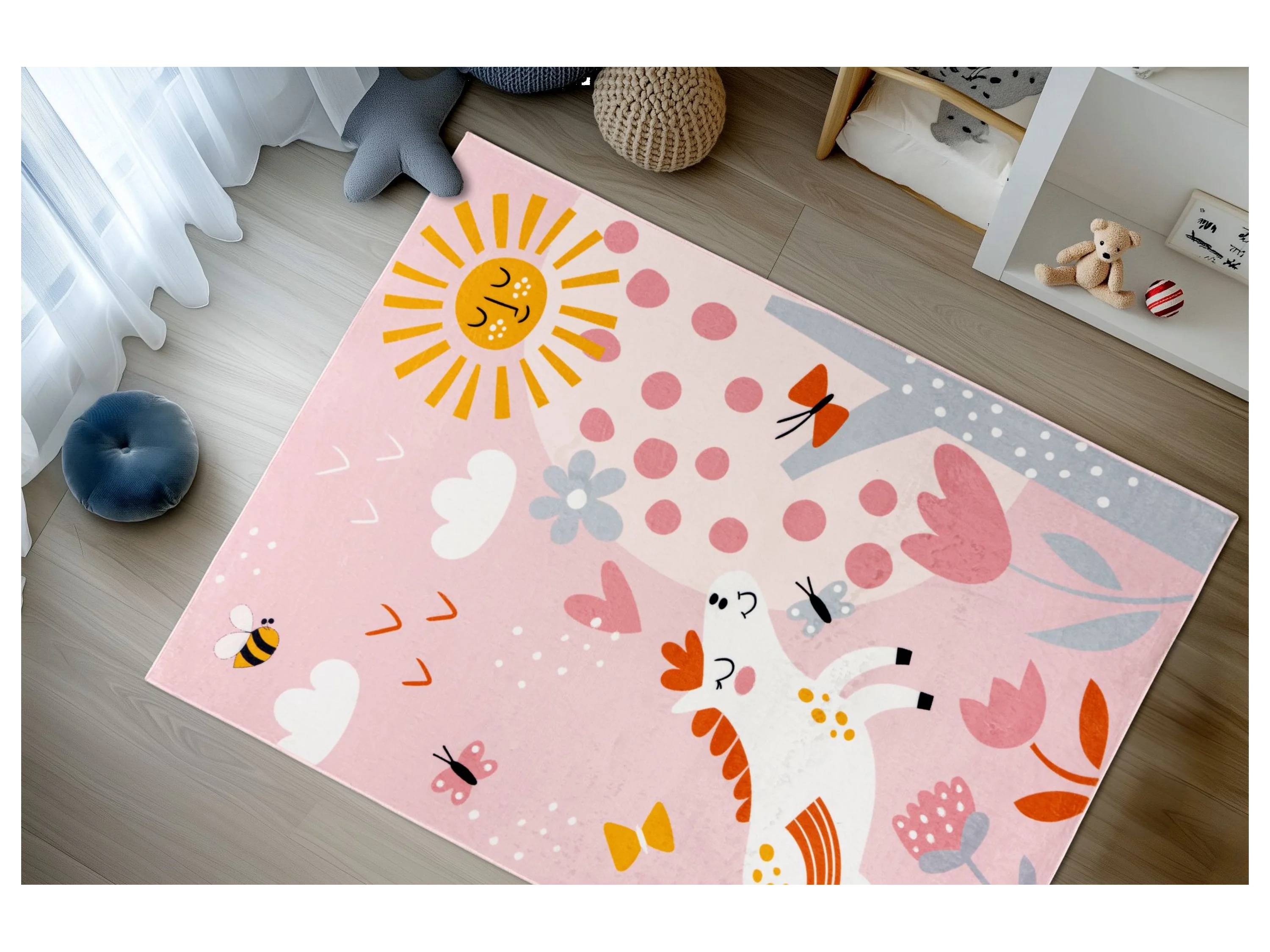 OBSESSION Teppich »My Magic Kids ML 101«, waschbar (Rechteckig, flho, 115 x 160 cm) – Bild 4 von 4