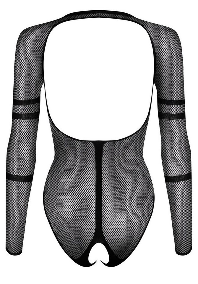 Obsessive Stringbody Netz-Body mit Schlangenmuster - schwarz (1-tlg) aus elastischem Netz-Stoff – Bild 4 von 4