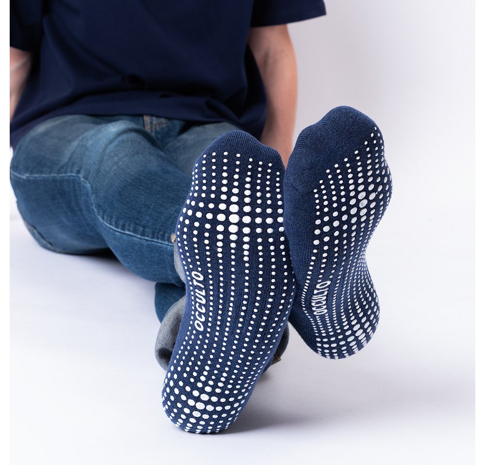 OCCULTO Basicsocken Herren Stoppersocken 2-4er Pack (Modell: Andi) (2-Paar) – Bild 2 von 5