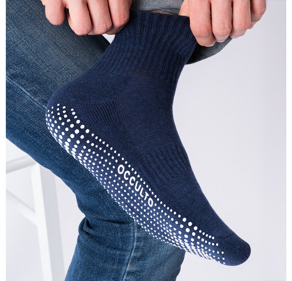 OCCULTO Basicsocken Herren Stoppersocken 2-4er Pack (Modell: Andi) (4-Paar) – Bild 4 von 5