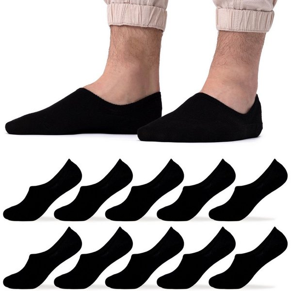 OCCULTO Füßlinge Herren Füsslinge 10er Pack (Modell: Strolch) (10-Paar)