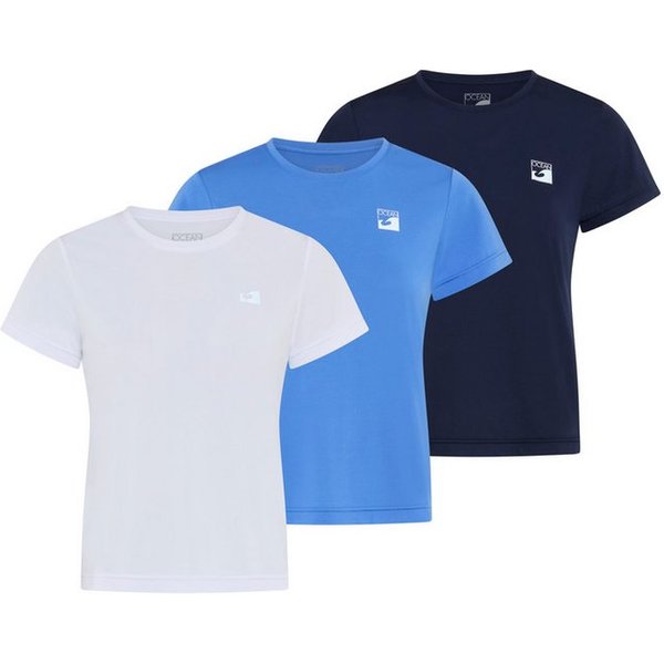 Ocean Sportswear Kurzarmshirt (3) figurbetonte Passform, hüftlange Schnittform, Kurzarm, UV-schützend
