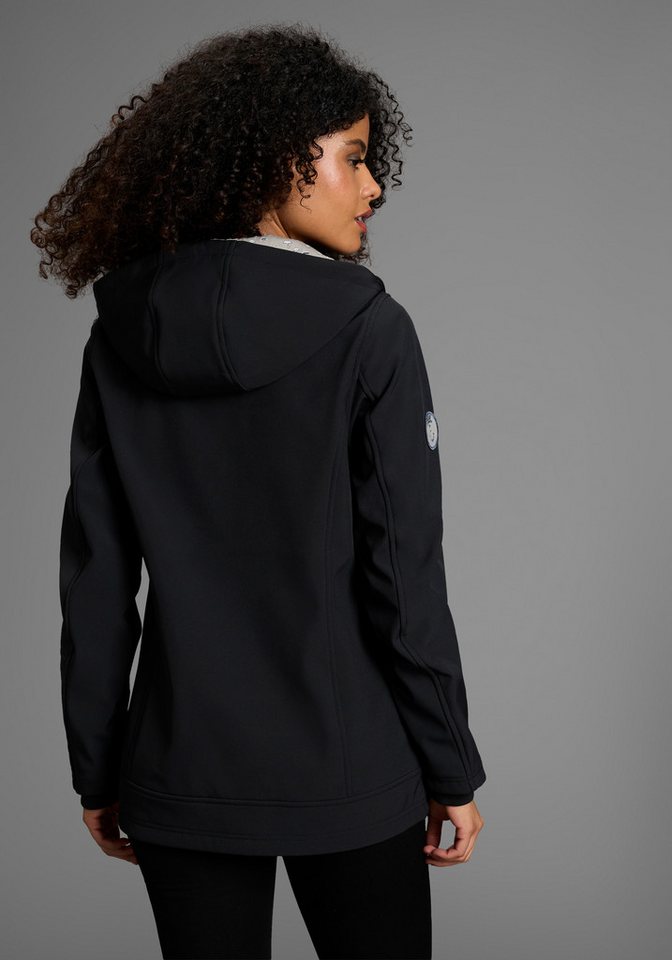 Ocean Sportswear Softshelljacke aus recyceltem Polyester atmungsaktiv, wasserabweisend, windabweisend, Übergangsjacke – Bild 2 von 5