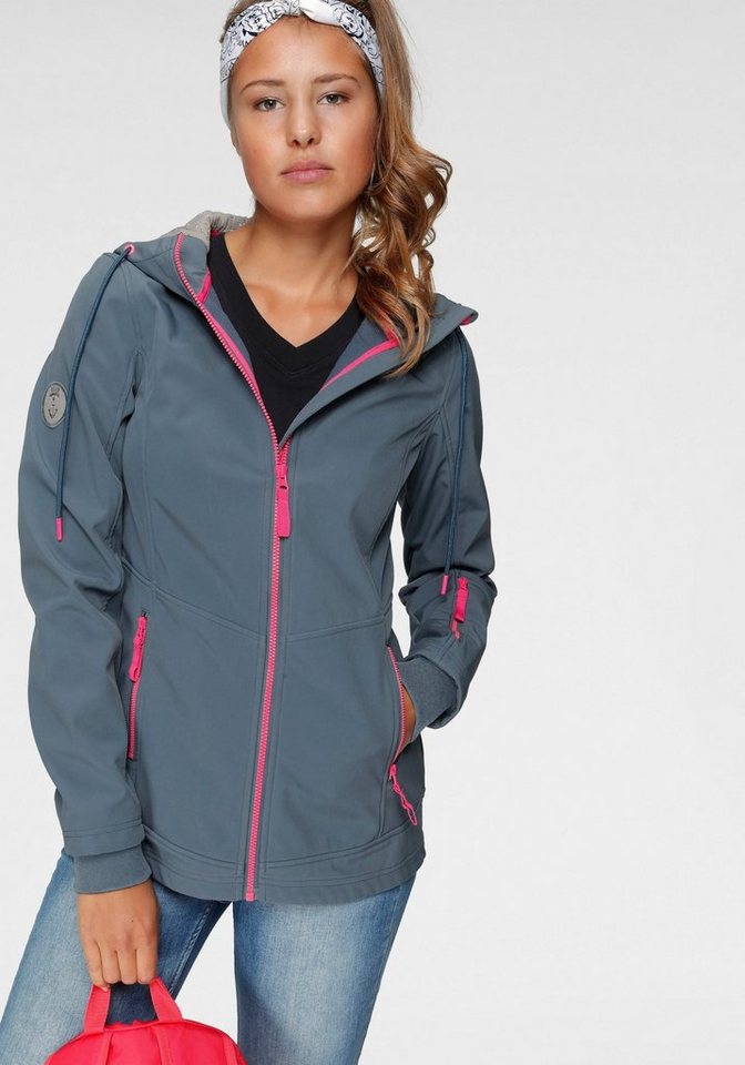 Ocean Sportswear Softshelljacke aus recyceltem Polyester atmungsaktiv, wasserabweisend, windabweisend, Übergangsjacke – Bild 2 von 5