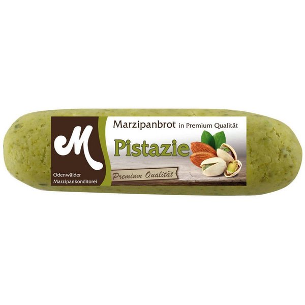 Odenwälder Marzipankonditorei Süßigkeit, Odenwälder Marzipan Brot Pistazien köstliches Edelmarzipan 95g