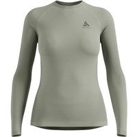 ODLO Damen Baselayer "Performance Warm Eco", Größe M in Grau