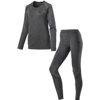 ODLO Damen Boxershorts Set long PERFORMANCE Essentials LIGHT, Größe XL in Grau