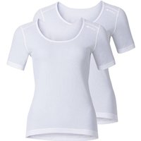 ODLO Damen Funktionsunterhemd "Cubic Baselayer", Größe S in Weiß