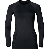 ODLO Damen Funktionsunterhemd "Evolution Warm Baselayer Shirt" Langarm, Größe XL in Schwarz