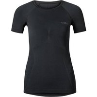ODLO Damen Funktionsunterhemd "Evolution Warm Baselayer Shirt Short Sleeves" Kurzarm, Größe XS in Schwarz