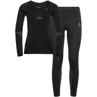 ODLO Damen Funktionswäsche-Set Fundamentals Performance Warm, Größe XS in Schwarz