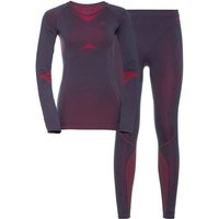 ODLO Damen Funktionswäsche-Set Fundamentals Performance Warm, Größe L in Grau