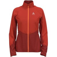 ODLO Damen Jacket RUN EASY WARM HYBRID, Größe XS in Rot