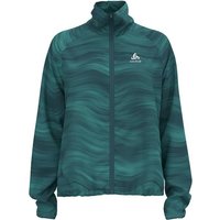 ODLO Damen Jacket ZEROWEIGHT PRINT, Größe M in Blau