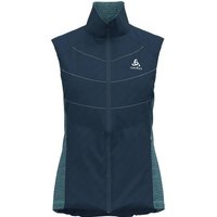 ODLO Damen Laufweste Run Easy S-Thermic, Größe XS in Blau