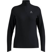 ODLO Damen Midlayer 1/2 zip ESSENTIAL CER, Größe L in Schwarz