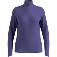 ODLO Damen Midlayer 1/2 zip ESSENTIAL CER, Größe S in Blau