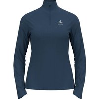ODLO Damen Midlayer ESSENTIAL 1/2 ZIP, Größe XS in Blau