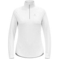 ODLO Damen Rolli Mid layer 1/2 zip BERRA, Größe XL in Weiß