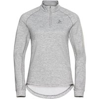 ODLO Damen Rolli Mid layer 1/2 zip BERRA, Größe XXL in Silber